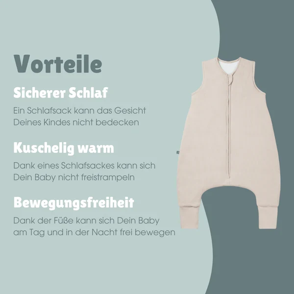 Schlafsack mit Umschlag-Fuß 2.5 TOG