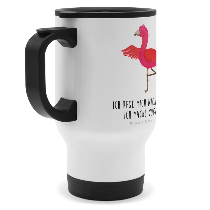 Thermobecher Flamingo Yoga