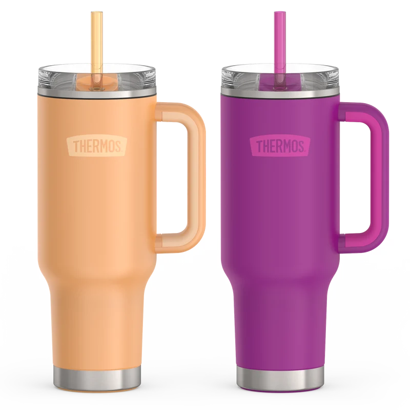 40oz Cup Holder Mug Bundle - Melon & Plum