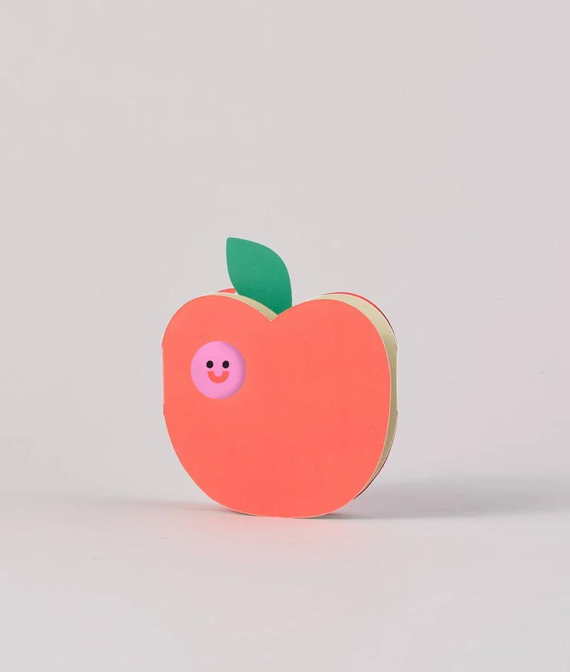 Ausklappbare Geburtstagskarte - Apple