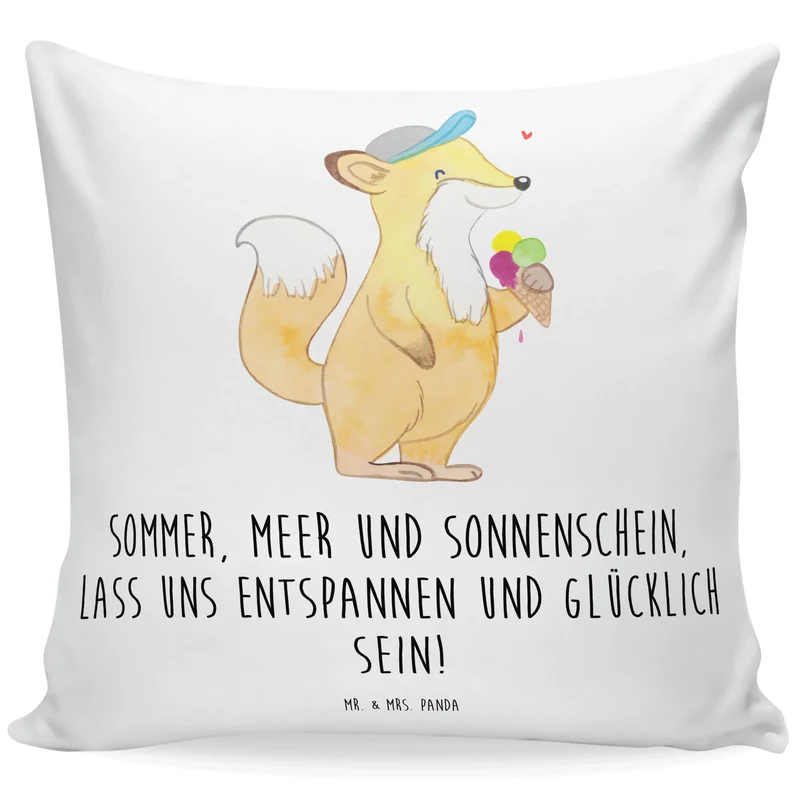 40x40 Kissen Sommer Meer Strand