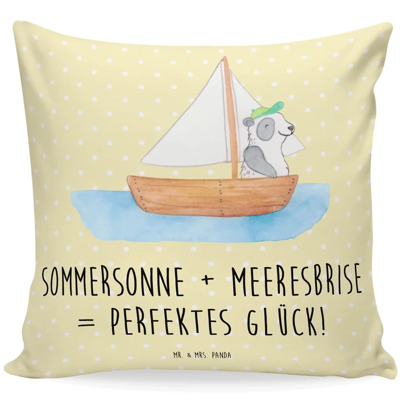 40x40 Kissen Sommer Meer Glück