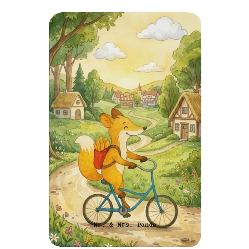Sherpa Kuscheldecke Fuchs Lieferung Pommes Design