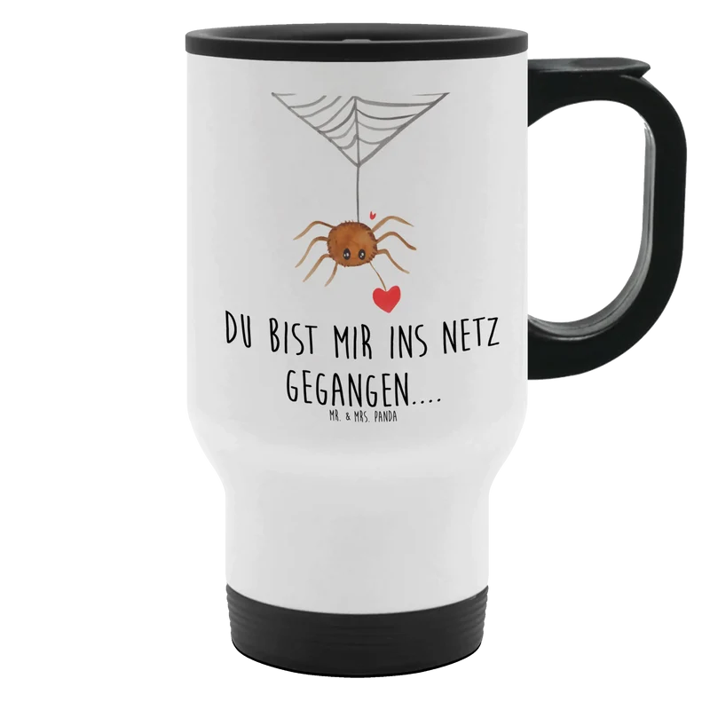 Thermobecher Spinne Agathe Liebe