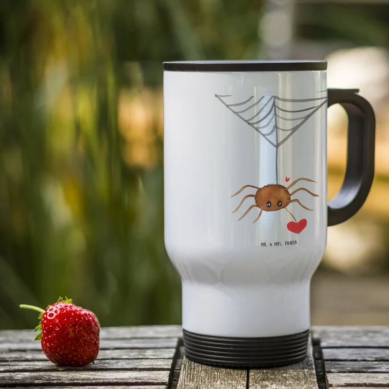 Thermobecher Spinne Agathe Liebe