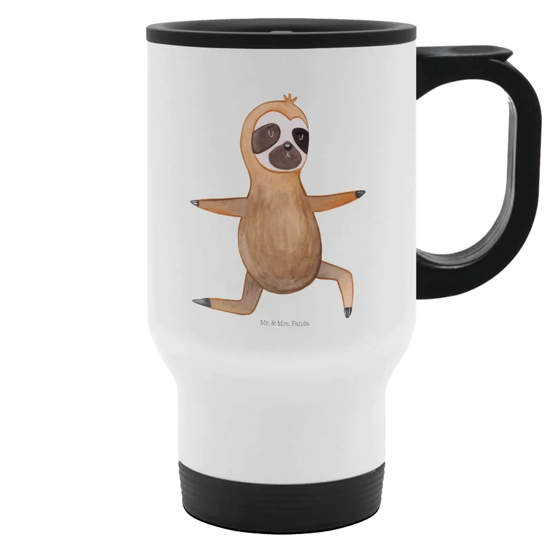 Thermobecher Faultier Yoga