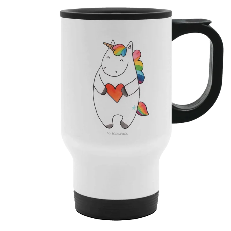 Thermobecher Einhorn Herz