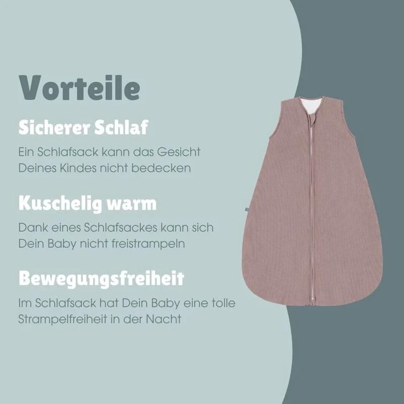 Schlafsack 2,5 tog Essential Berry