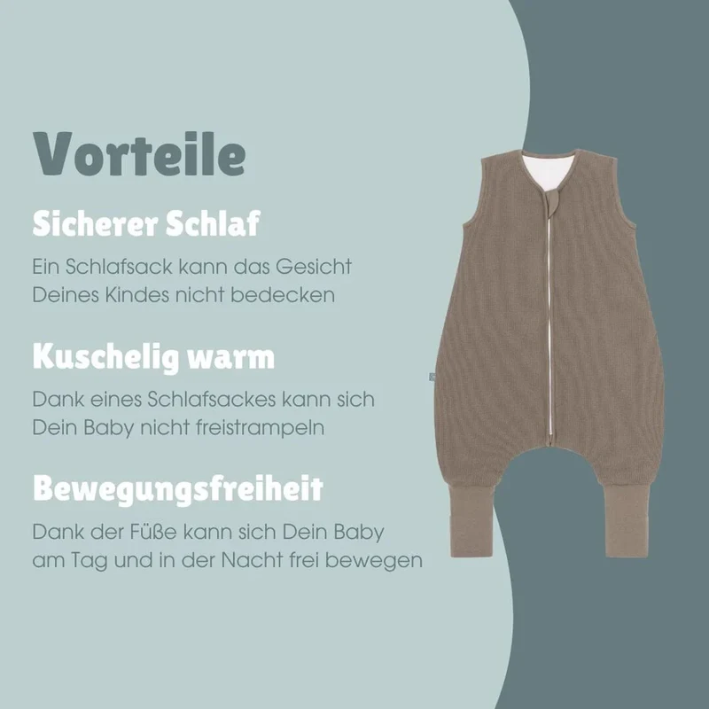 Schlafsack 2,5 tog Essential Taupe