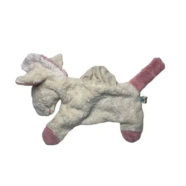 Bio Wärmekissen Einhorn aus Bio-Baumwolle – Dinkel oder Kirschkern