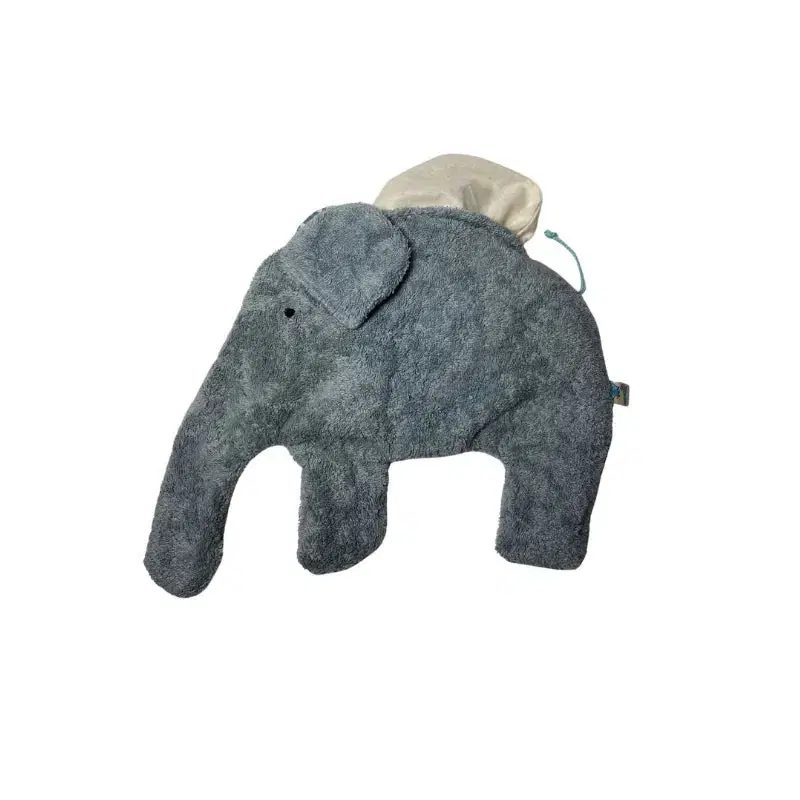 Bio Wärmekissen Elefant aus Bio-Baumwolle – Dinkel oder Kirschkern