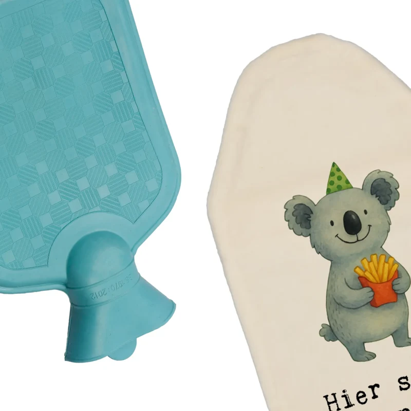 Personalisierte Wärmflasche Koala Pommes