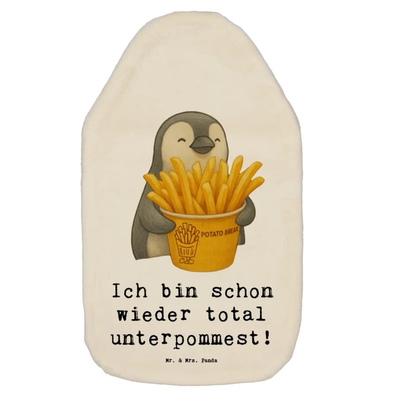 Wärmflasche Pinguin Pommes Eimer