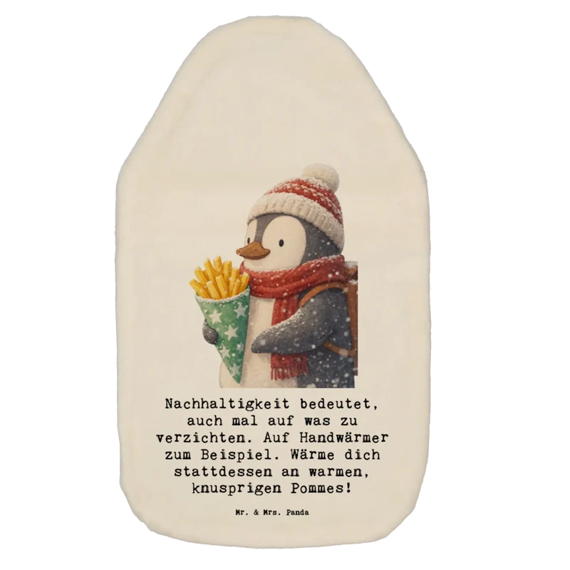 Wärmflasche Pinguin Winter Pommes