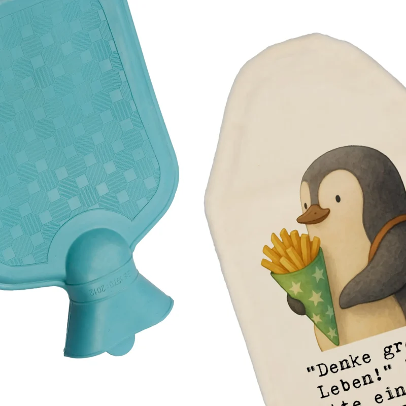 Wärmflasche Pinguin Pommestüte