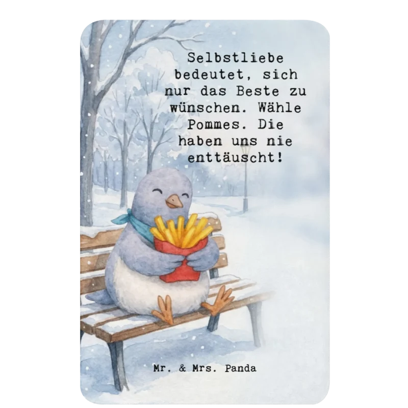 Sherpa Kuscheldecke Taube Winter Pommes Design