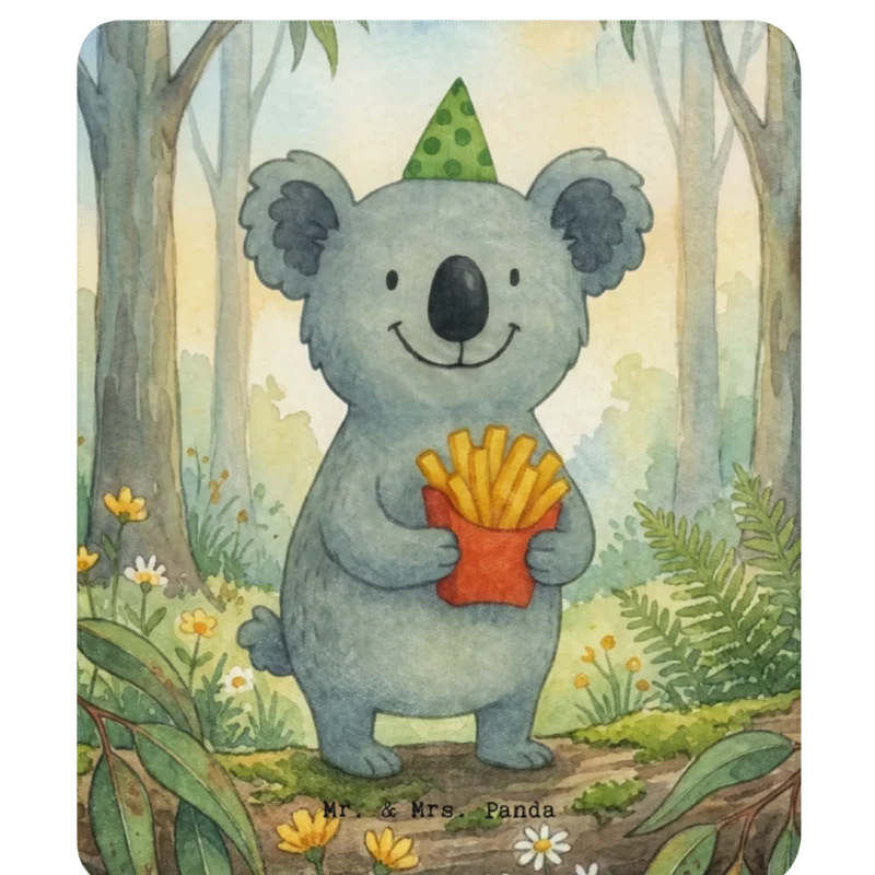 Sherpa Kuscheldecke Koala Pommes Design