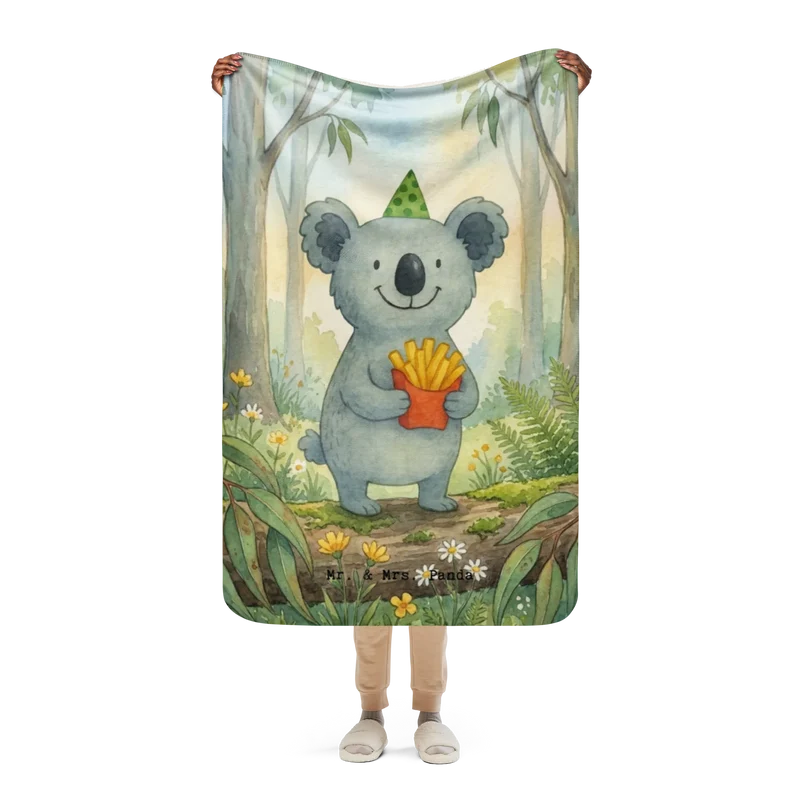 Sherpa Kuscheldecke Koala Pommes Design