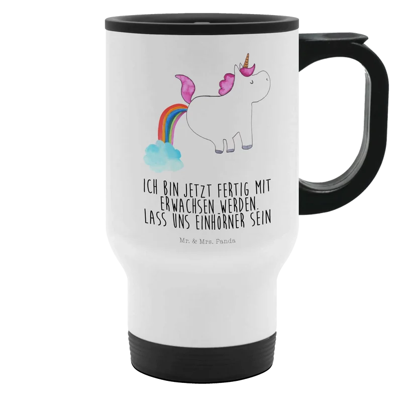 Thermobecher Einhorn Pupsen
