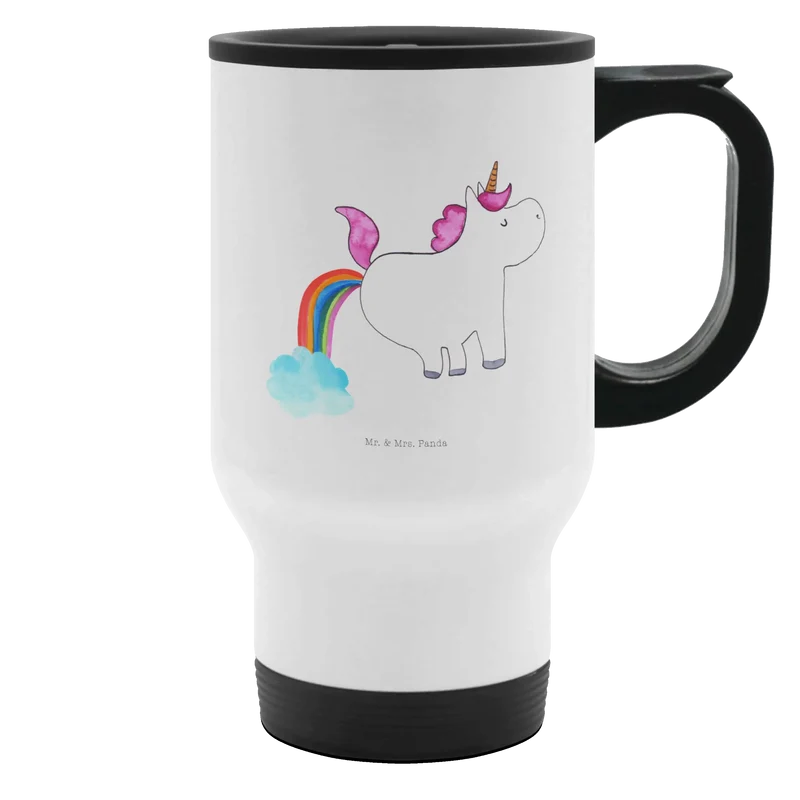 Thermobecher Einhorn Pupsen
