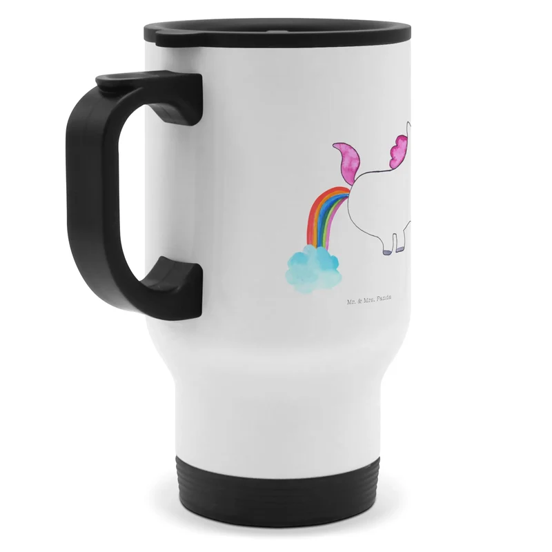 Thermobecher Einhorn Pupsen