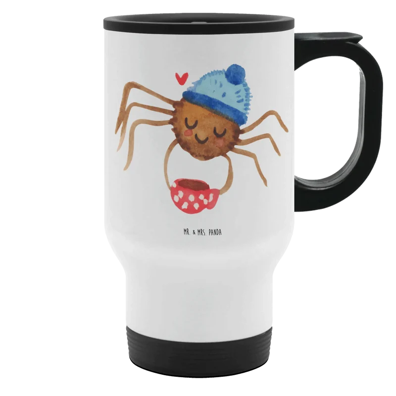 Thermobecher Spinne Agathe Kaffee