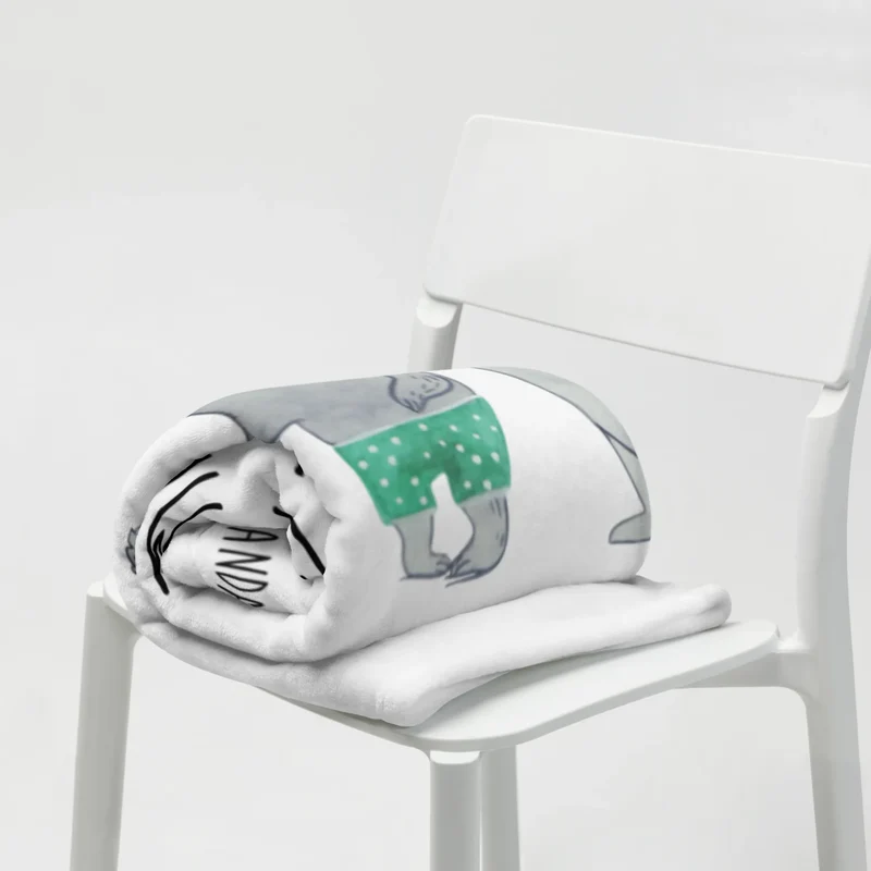 Kuscheldecke Koala Familie zwei