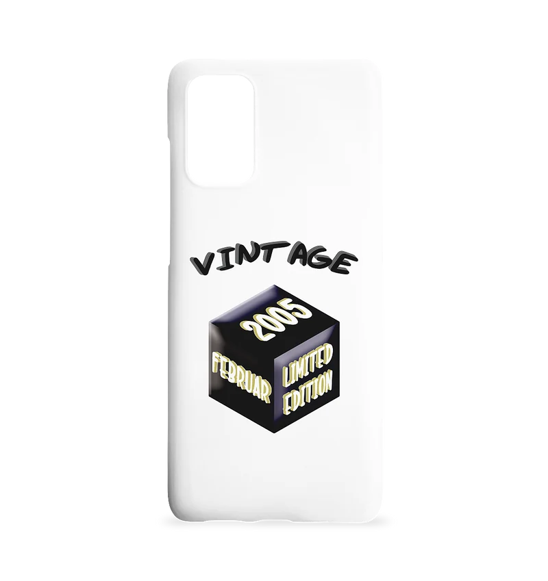 Vintage 2005 FEB Limited Edition, Geschenk zum 18 - Samsung S20+ Handyhülle