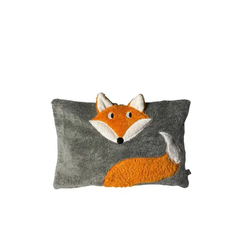 Bio Kuschelkissen Fuchs aus Baumwolle – Spelzfüllung, GOTS