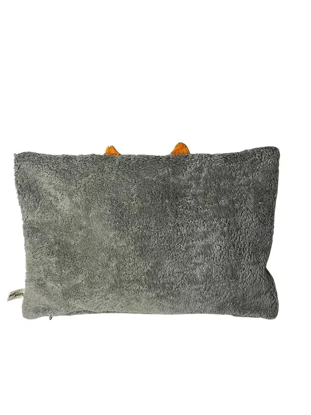 Bio Kuschelkissen Fuchs aus Baumwolle – Spelzfüllung, GOTS