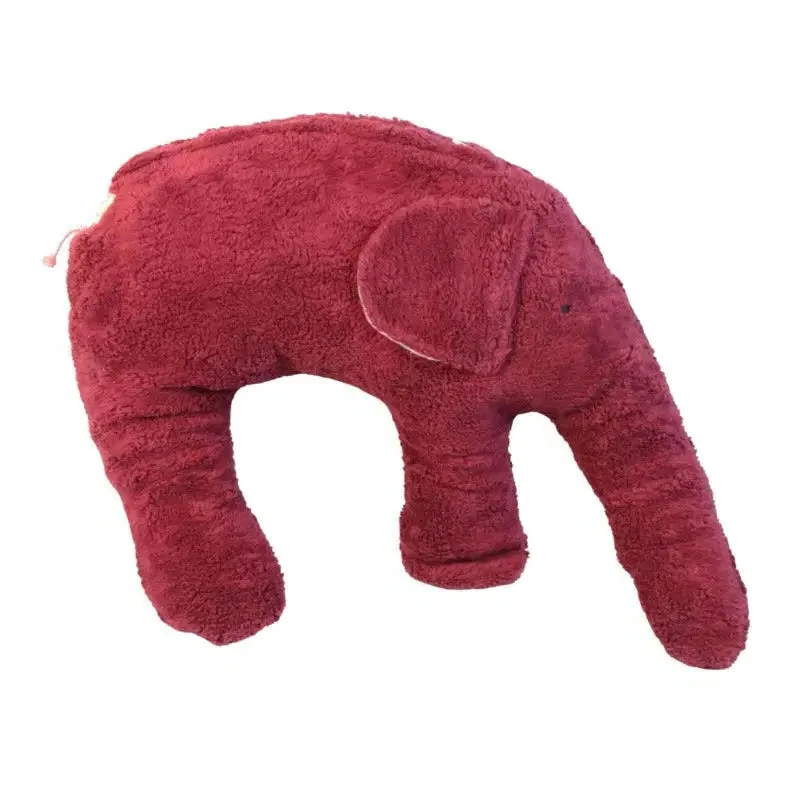 Bio Kuschelkissen Elefant aus Baumwolle – Spelzfüllung, GOTS