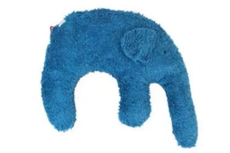 Bio Kuschelkissen Elefant aus Baumwolle – Spelzfüllung, GOTS