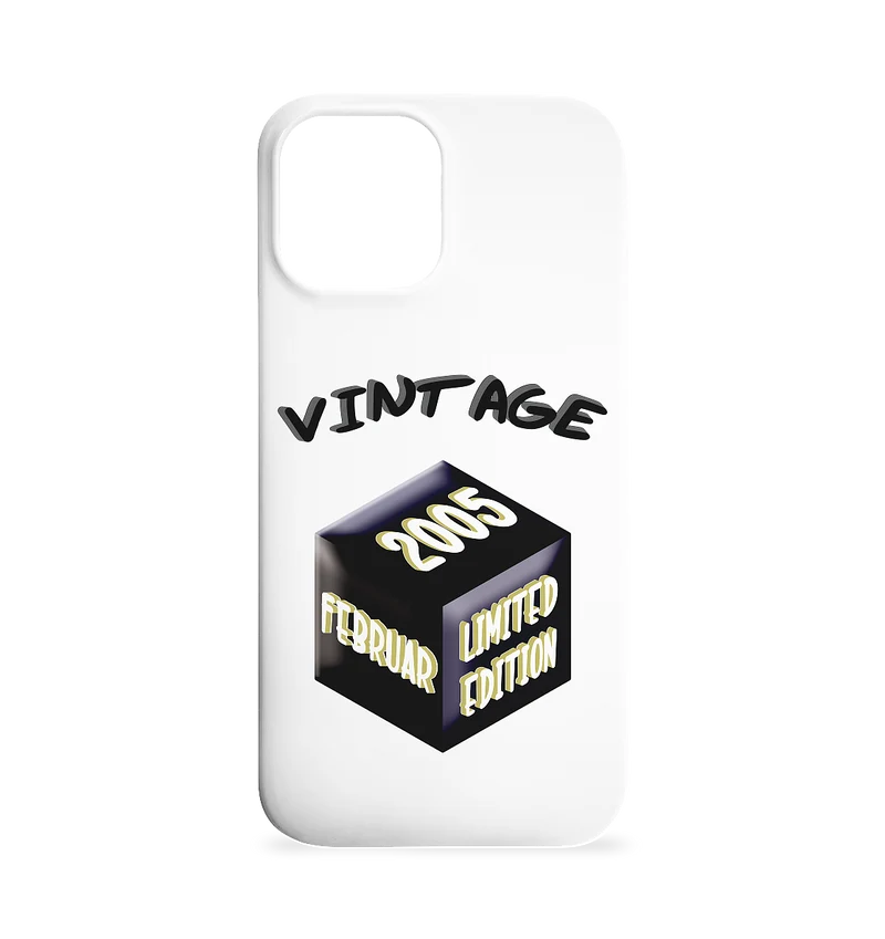 Vintage 2005 FEB Limited Edition, Geschenk zum 18 - Iphone 12 Max Handyhülle