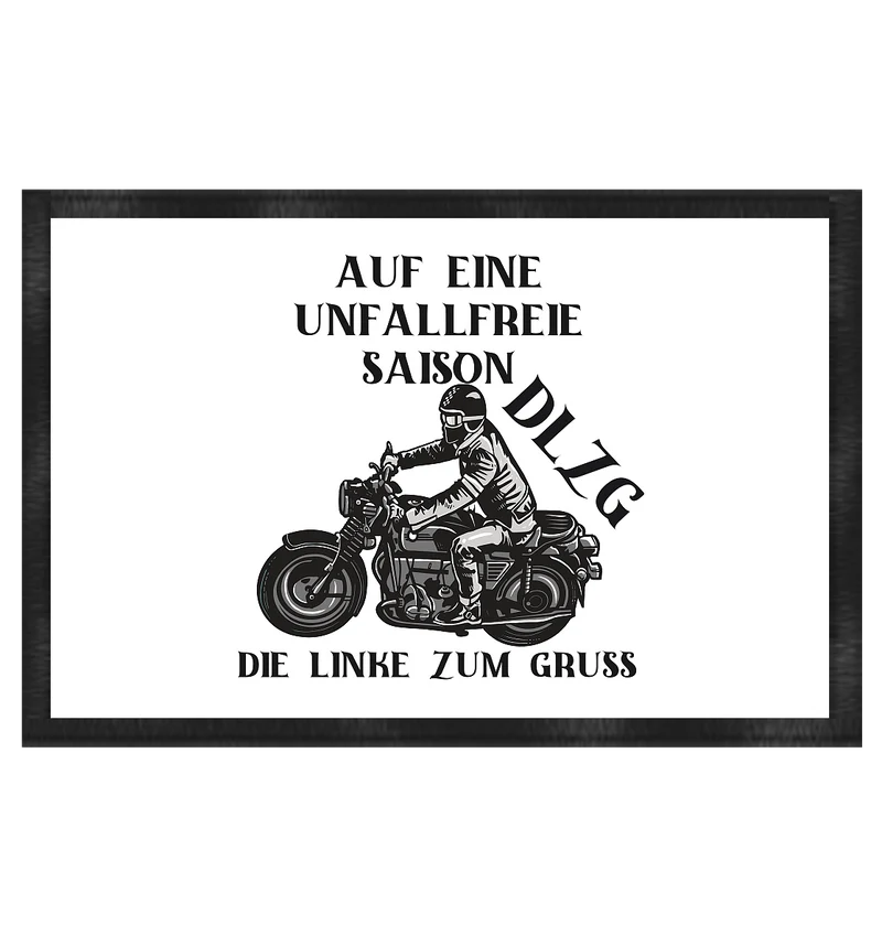 DLzG Glücksbringer Unfallfrei- Fußmatte 60x40cm