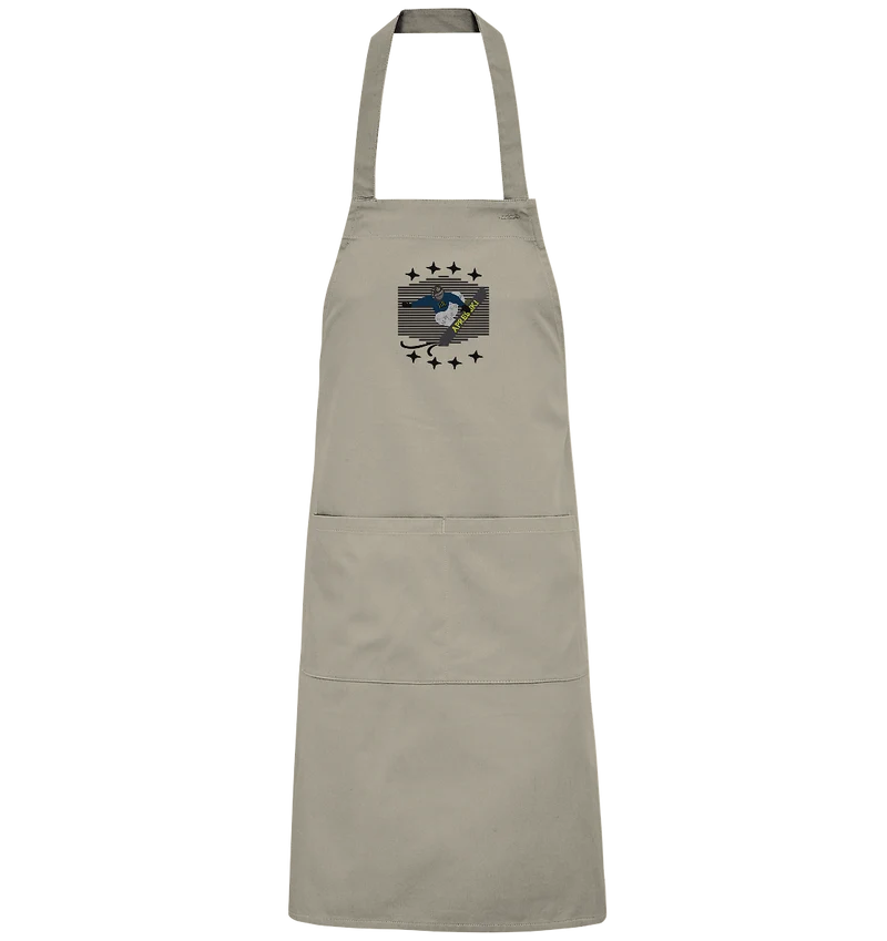 Snowboarding, Apres- Ski, Snowboard, - Organic Grillschürze