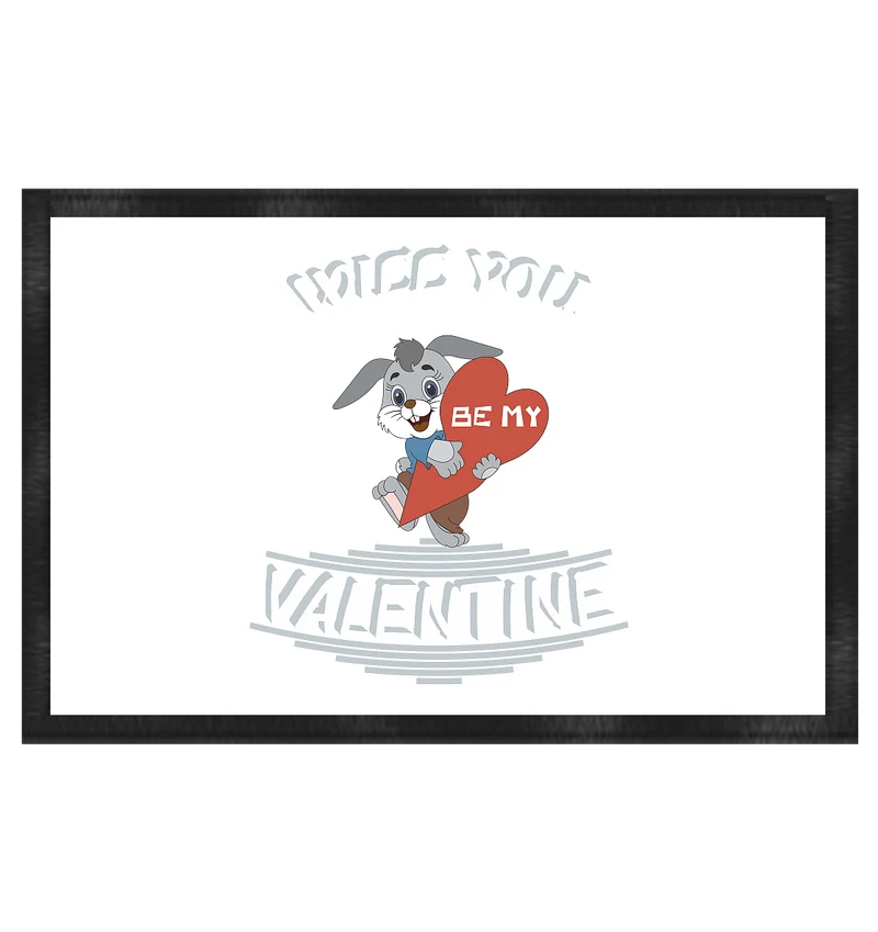 Valentine, Valentinstag am 14. Februar, Geschenkideen - Fußmatte 60x40cm