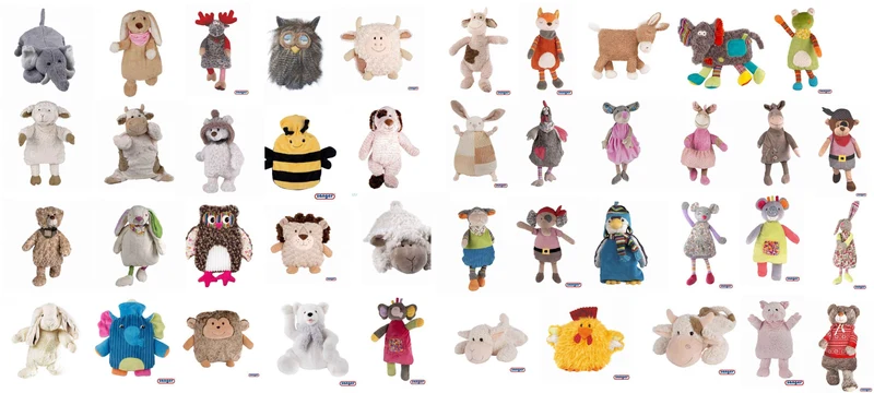 Wärmflasche 0,8 Liter Plüschtier "Schimpanse Jane" 30cm