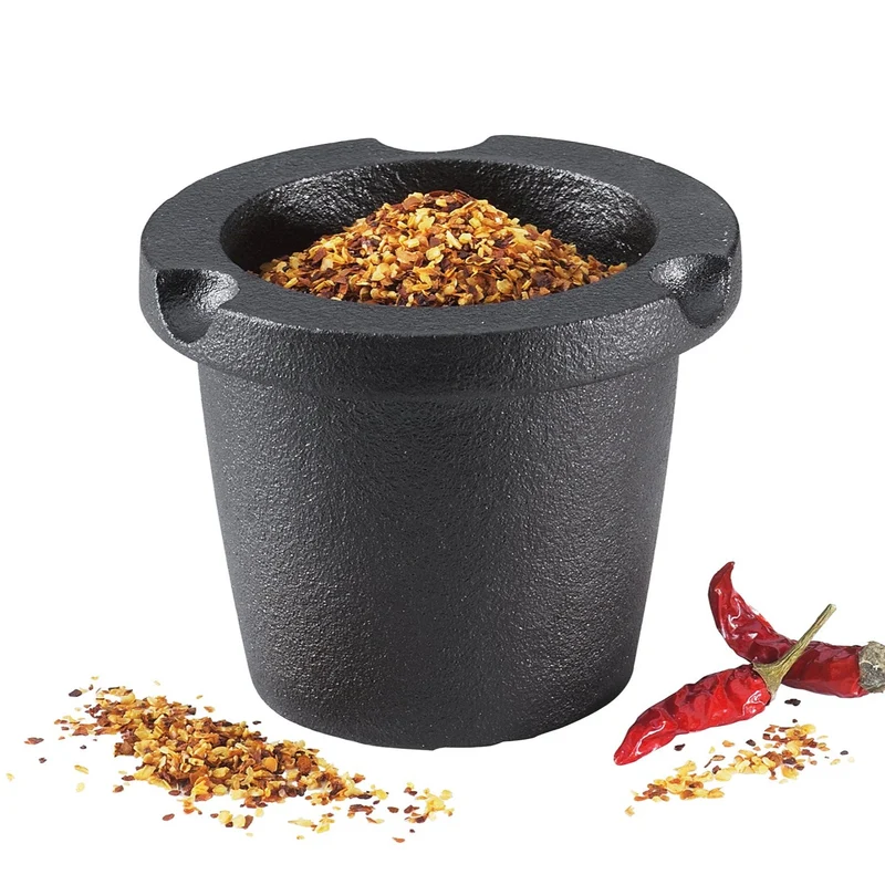 Zassenhaus Gewürzreibe mit Vorratsfach, Gusseisen Ø 8 cm - #076080