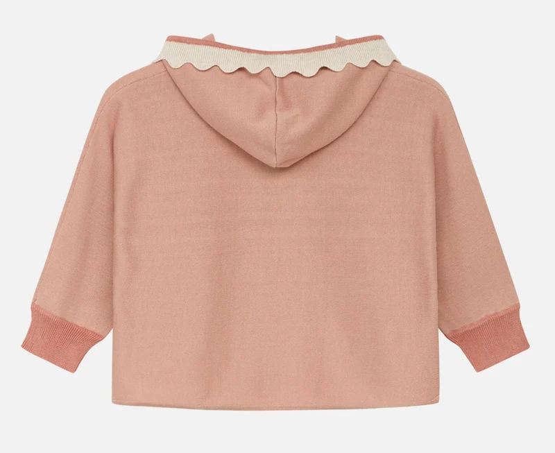 Hust and Claire Poncho Poppy Desert Red