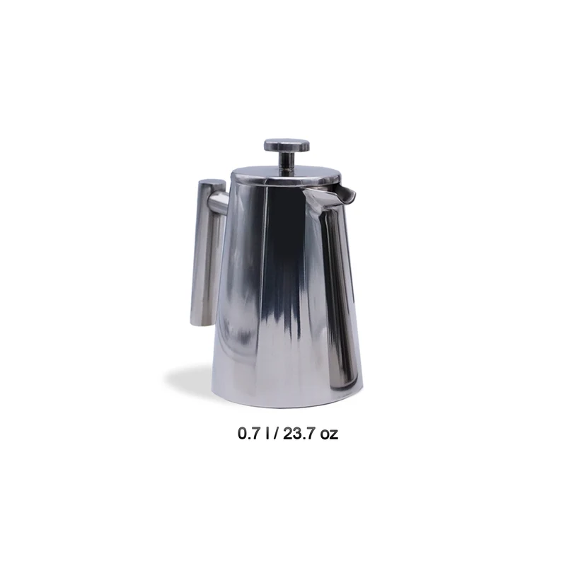 Weis Pressfilterkanne FRENCH PRESS, Edelstahl, doppelwandig