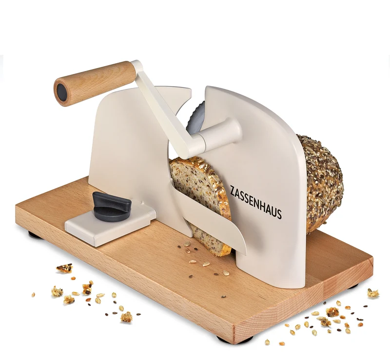ZASSENHAUS Brotschneidemaschine PURE - Manuelle Brotschneidemaschine mit Solinger Rundmesser