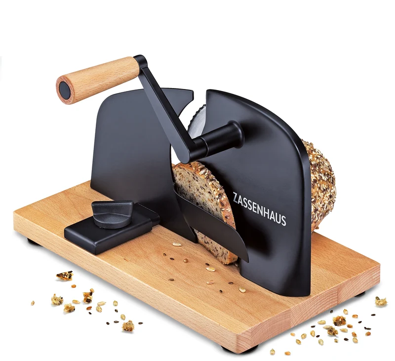 ZASSENHAUS Brotschneidemaschine PURE - Manuelle Brotschneidemaschine mit Solinger Rundmesser