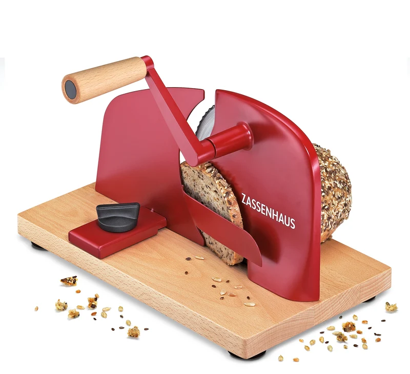 ZASSENHAUS Brotschneidemaschine PURE - Manuelle Brotschneidemaschine mit Solinger Rundmesser