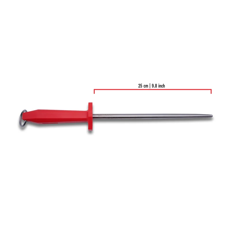 Dick Wetzstahl 25 cm, rund, poliert-unverchromt - #74691-25