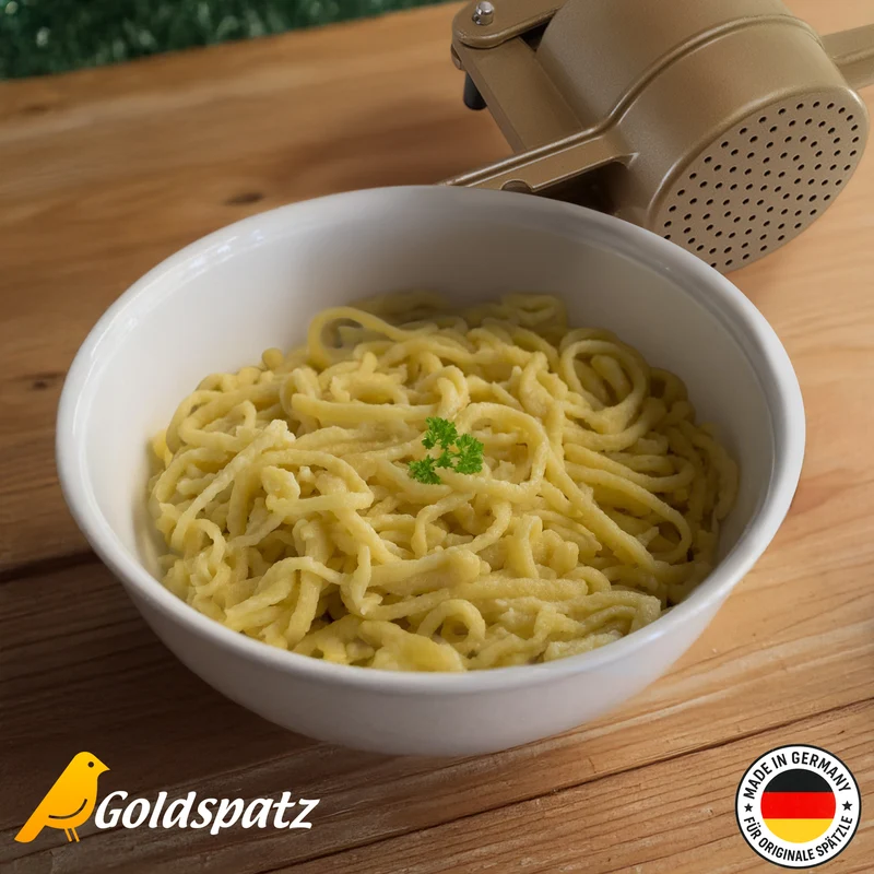 Goldspatz Spätzlepresse, Spülmaschinenfest