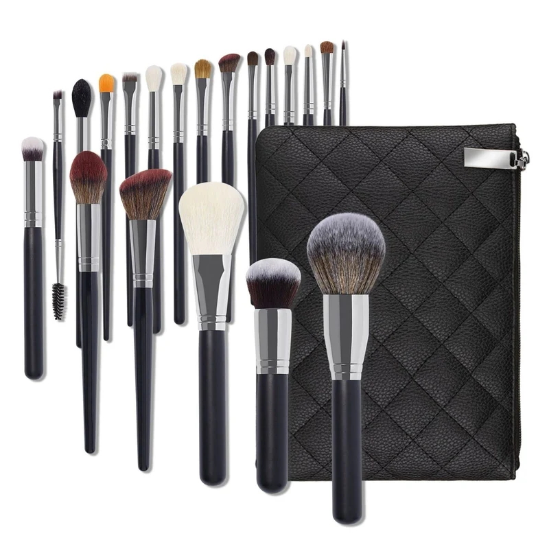20er-Set Schminkpinsel Kosmetik-Pinsel Schminkzubehör Make-Up-Pinsel