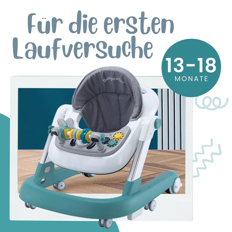 Lauflernwagen Baby Walker Lauflernhilfe Laufwagen Gehfrei Laufhilfe Kleinkinder