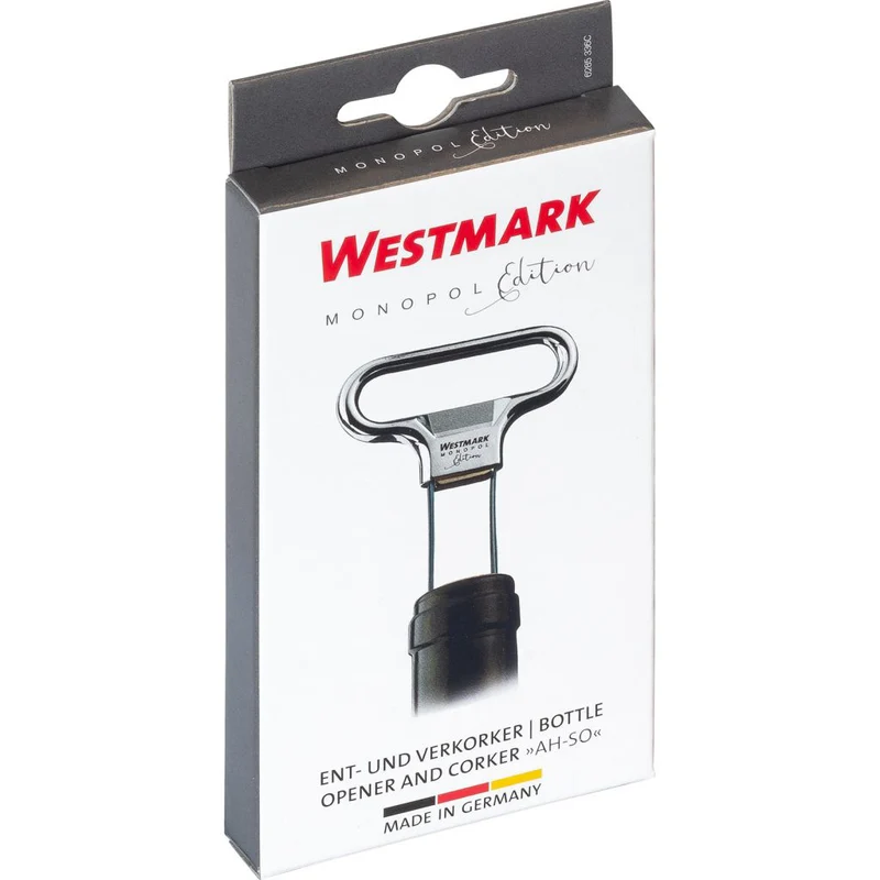 Westmark Ent- und Verkorker »AH-SO« Monopol Edition, verchromt - #6285-336C