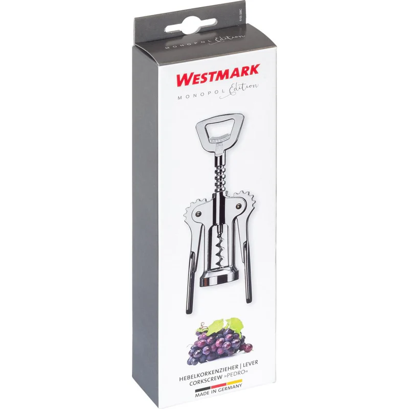 Westmark Hebelkorkenzieher »PEDRO« Monopol Edition, verchromt - #6155-336C
