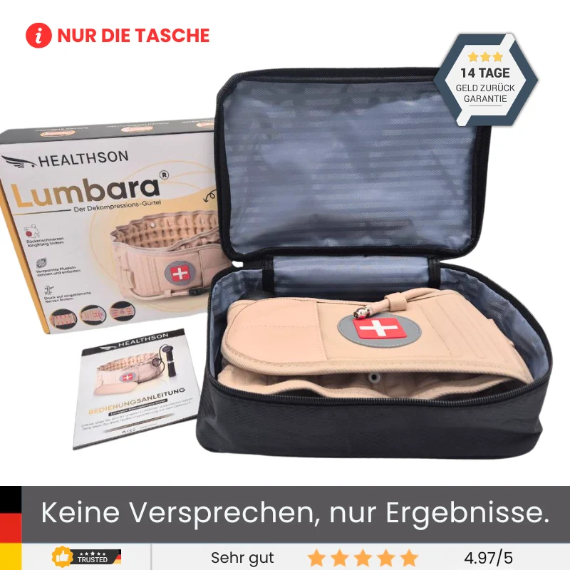 Schutztasche für den Lumbara® Gürtel – Sicher und praktisch verstaut